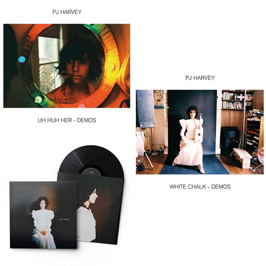 Pj Harvey - Uh Huh Her (Demos) & White Chalk & White Chalk (Demos) - LP Vinyl Bundle