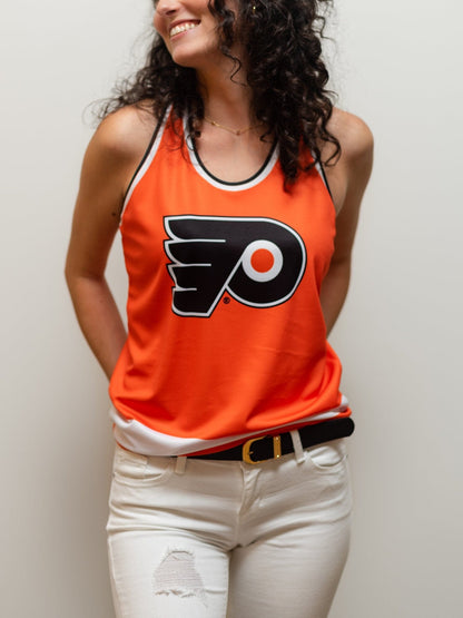 Philadelphia Flyers Women's Racerback Hockey Tank