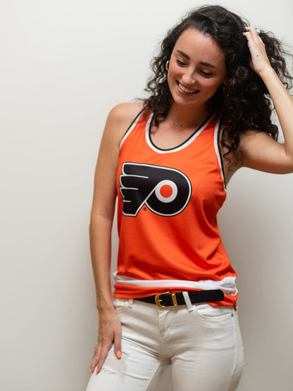 Philadelphia Flyers Women's Racerback Hockey Tank