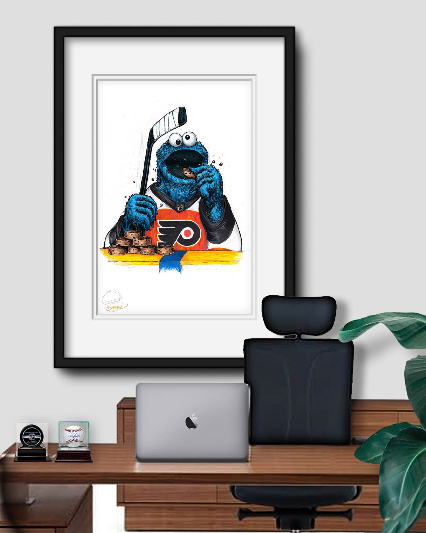 Cookie Monster x NHL Flyers Limited Edition Art Print