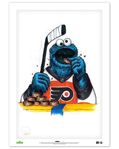 Cookie Monster x NHL Flyers Limited Edition Art Print