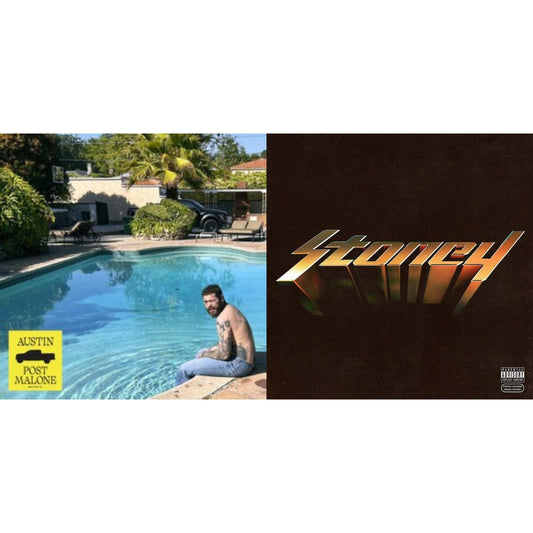 Post Malone - Austin (Forest Green/2LP) (X) & Stoney (Orange LP Vinyl)