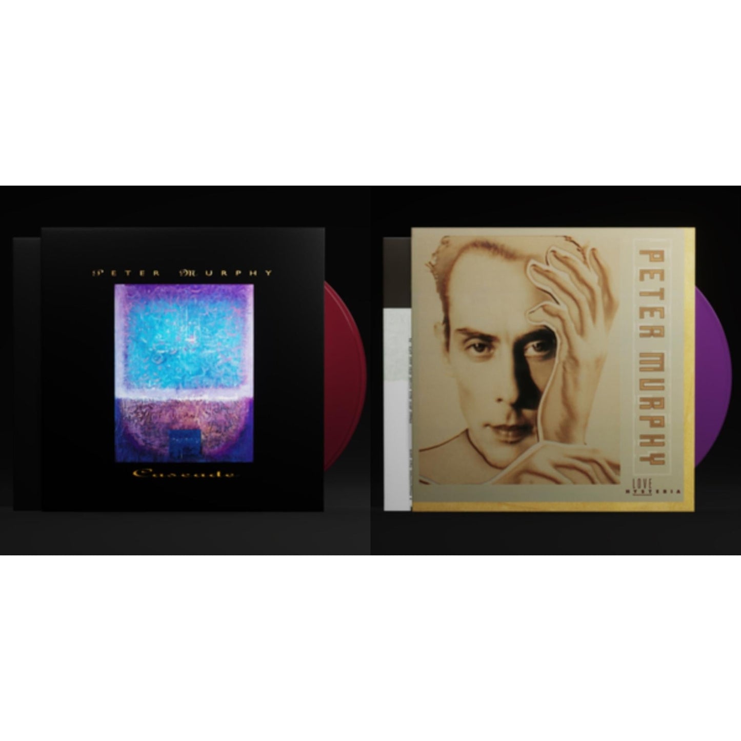 Peter Murphy - Love Hysteria (Indigo LP Vinyl) & Cascade (Scarlet Vinyl/2LP)