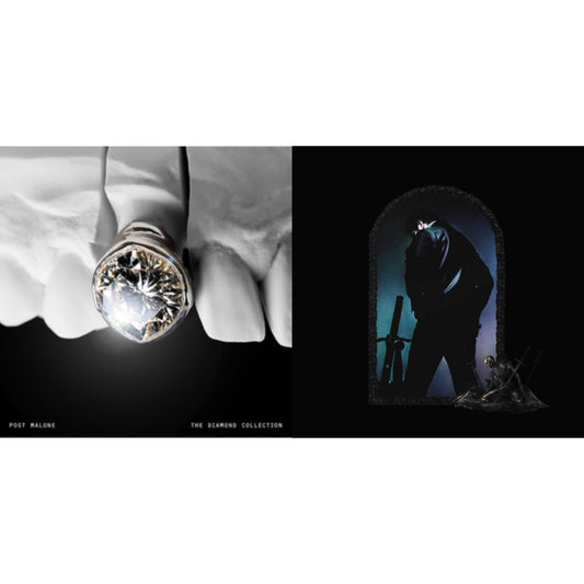 Post Malone - Diamond Collection (Metallic Silver Vinyl/2LP) & Hollywood's Bleeding (2LP/Pink Vinyl)