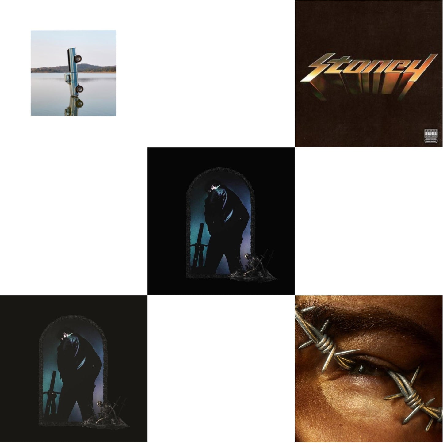 Post Malone - F-1 Trillion (2LP) & Hollywood's Bleeding (Lavender Vinyl/2LP) & Hollywood's Bleeding (2LP/Pink Vinyl) & Stoney (Orange LP Vinyl) & Beerbongs & Bentleys (2LP/Clear Vinyl)