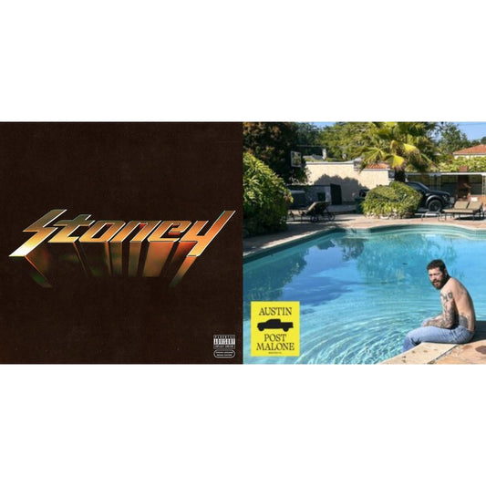 Post Malone - Austin (Forest Green/2LP) (X) & Stoney (Orange LP Vinyl)