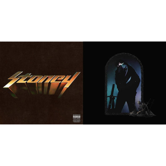 Post Malone - Hollywood's Bleeding (2LP/Pink Vinyl) & Stoney (Orange LP Vinyl)