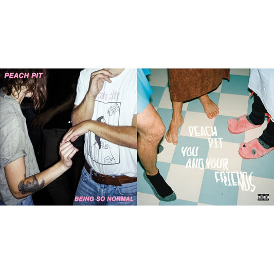 Peach Pit - You & Your Friends (X) (140G) & Being So Normal (X) - LP Vinyl Bundle