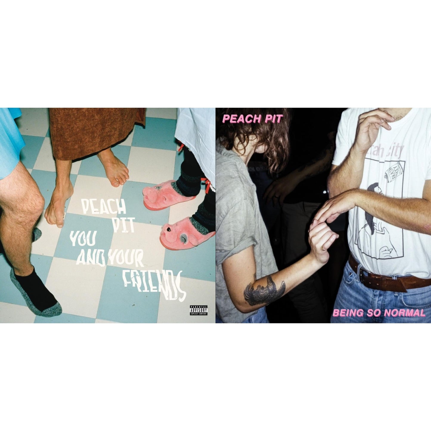 Peach Pit - You & Your Friends (X) (140G) & Being So Normal (X) - LP Vinyl Bundle