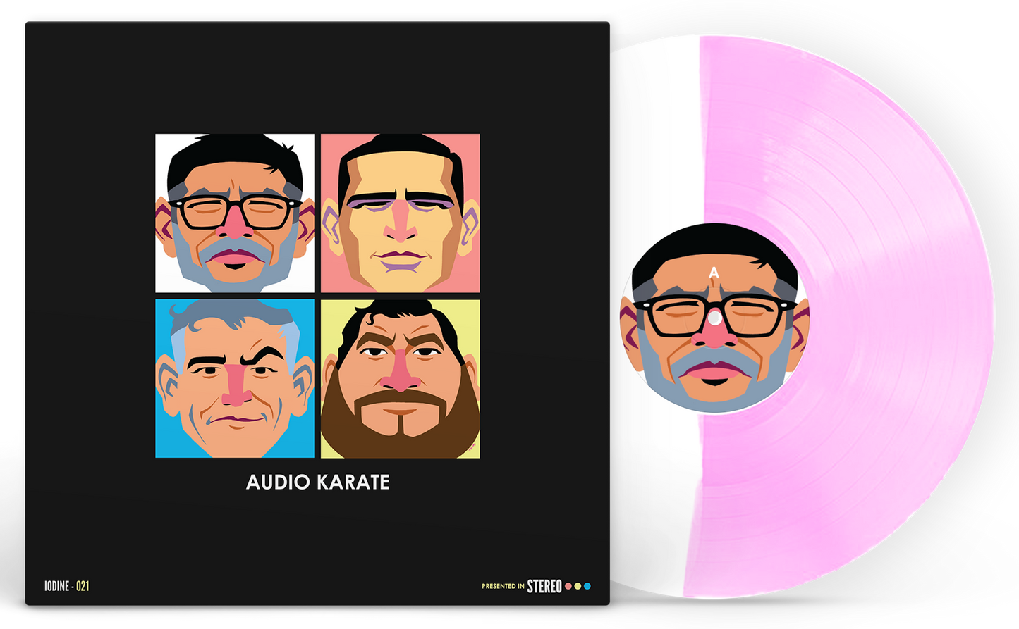 Audio Karate '¡Otra!' Rarities Comp LP (Half Pink Half White Vinyl) Vinyl Record