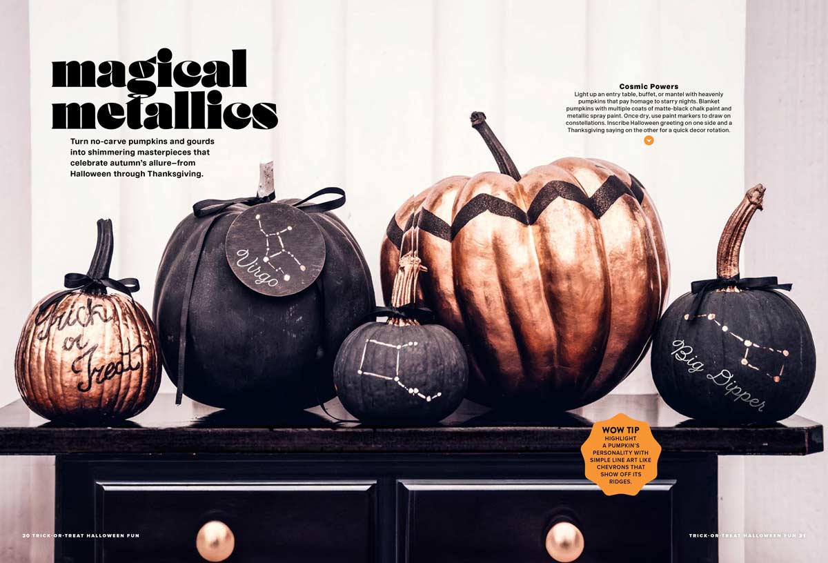Halloween Fun - 103 Scary Good Ideas, Bewitching Decor Indoors & Out, Party Ideas For Kids & Adults, Magical Recipes & Drinks, Clever DIY Costumes, Pumpkin Carving, Crafts, Table Settings & More!