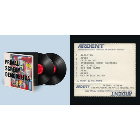 Primal Scream - Demodelica & Give Out But Don’T Give Up - LP Vinyl Bundle