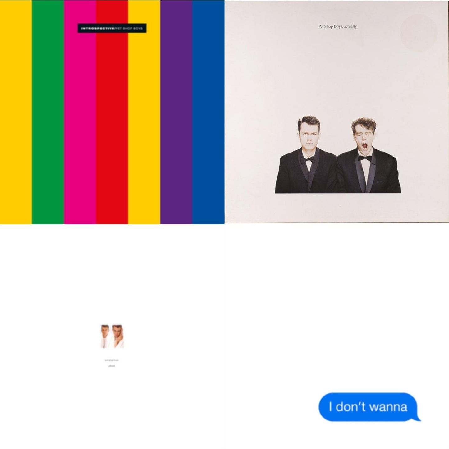 Pet Shop Boys - Introspective (2018 Remastered Version) & Actually (2018 Remastered Version) & Please (2018 Remastered Version) & I Don't Wanna - LP Vinyl Bundle