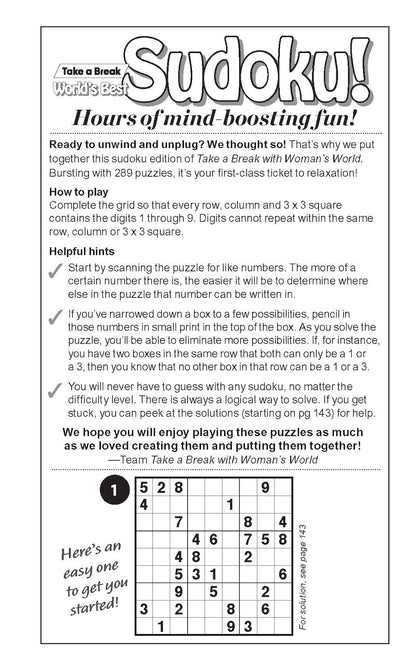 World's Best Sudoku - Vol. 5 Issue 10: 293 Puzzles, 5 Levels Of Difficulty, Spring-Themed Fun, Helpful Hints, Brain Challenges, All Ages, Unwind, De-Stress, Relax, Unplug, Self-Care, Calming & Solve!