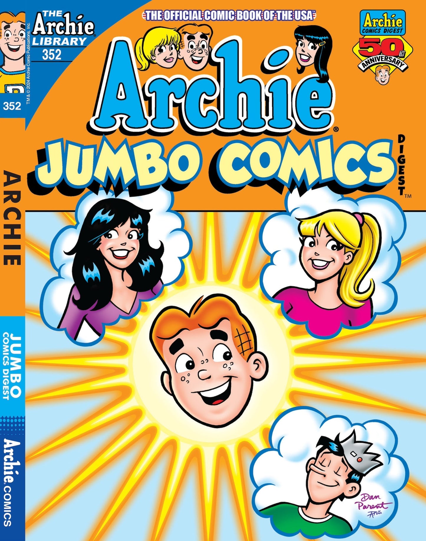 Archie Jumbo Comics Digest - Sabrina Spellman Monster Movie Magic, Nemesis Amber Nighstone, Sabrina Must Use Her Own Spells To Keep Archie & Friends Safe Without Them Realizing Movie Magic Is Real!