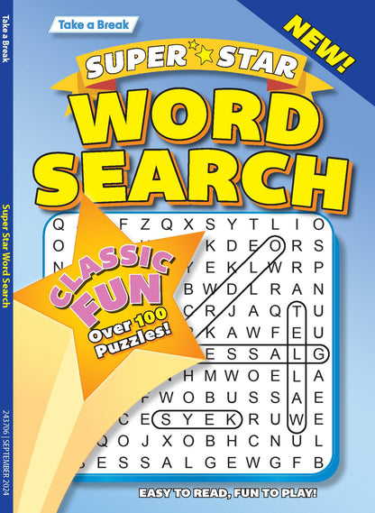 Take a Break - Super Star Word Search #4