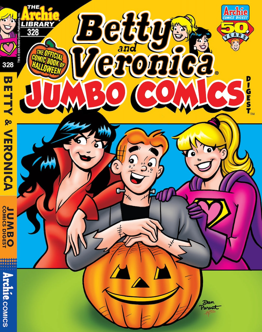 Betty And Veronica Jumbo Comics Digest - Issue 328: When Mr. Lodge Cuts Off Veronica's Allowance She Opens A Halloween Store In An Empty Wing Of Lodge Mansion & It Quickly Turns Into A Scary Situation