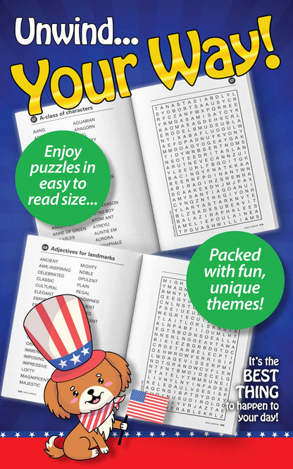 Take a Break - Word Search 244501 Large Print: 71 Unique Themed Puzzles, Easy, Family Fun, Sharpen Your Brain, Mind-Boosting Challenges, Relax, Unwind Your Way, Unplug, Recharge, Sit Back & Solve!