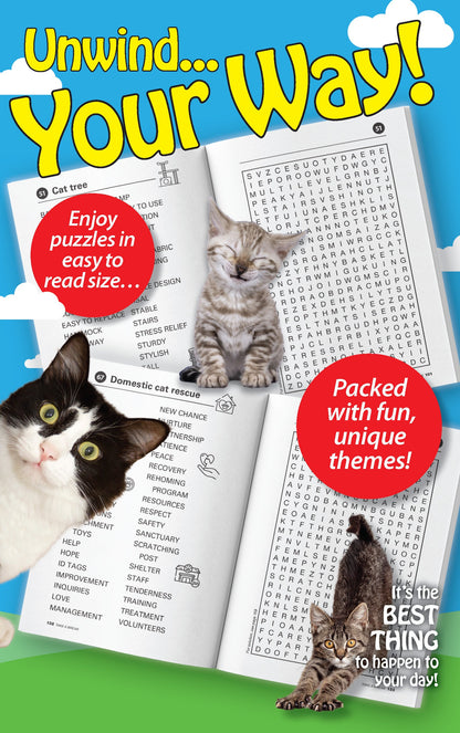Take a Break -  Word Search 244802 Cat Lovers Special Edition : 71 Cat-Themed Puzzles, Hours Of Mind-Boosting Fun, Brain Challenges, Relax, Unwind, Unplug, Recharge, Enhance Your Skills & Solve!
