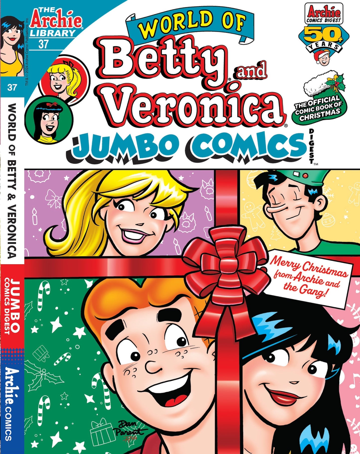 Betty And Veronica Jumbo Comics Digest - Merry Christmas From Archie & The Gang #37: Betty & Veronica's Time-Traveling Adventure, A Magic Show Gone Wrong With Kardak The Mysterious Magician!