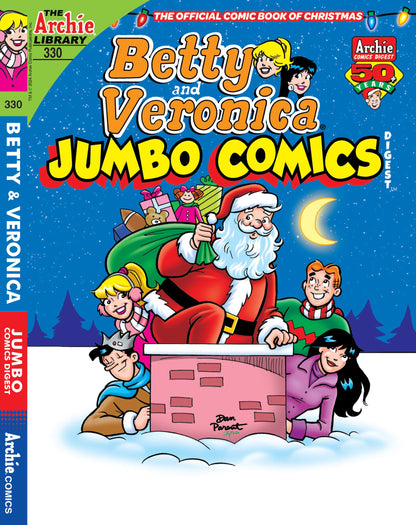 Betty And Veronica Jumbo Comics Digest - Issue 330: The Official Comic Book Of Christmas, Betty, Veronica & Friends Go To Riverdale's Christmas Skateathon, But What Happens When Archie & Wilbur Join?