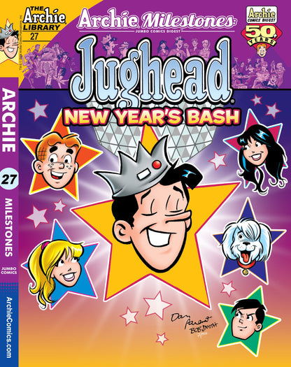 Archie Milestones Jumbo Comics Digest - Jughead New Year's Bash Issue 27: Celebrate The New Year In Riverdale With Jughead & Friends, Stories On Celebrations, Resolutions, Good Times & More!