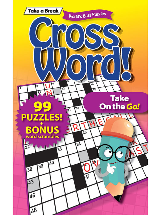 World's Best Puzzle - Crossword 25.04.11: 99 Puzzles & Mystery Words, Bonus Word Scrambles, Take On The Go, Enjoy Hours Of Mind-Boosting Fun & More!