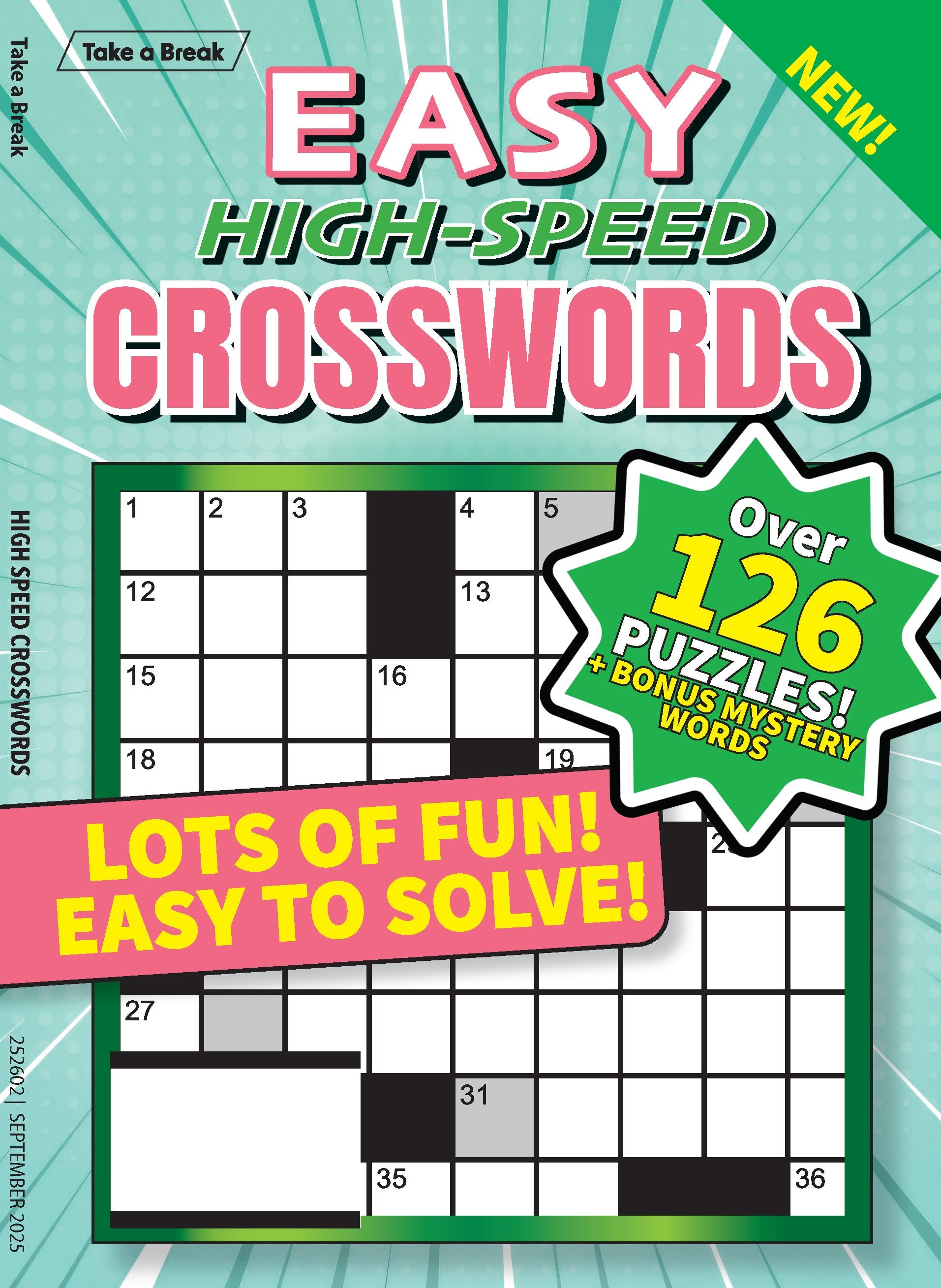Take a Break - Easy Breezy Crossword 25.06.20: Over 126 Easy Puzzles, Crosswords For All Ages, Simple To Solve, Boost Your Brain, Lots of Fun, Easy To Solve & More!