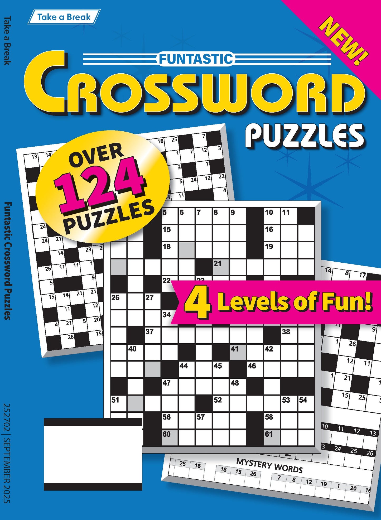 Take a Break - Funtastic Crossword 25.06.27: Large Print, Over 124 Puzzles, Relax & Unwind, Great For Travel, Brain Booster & More!
