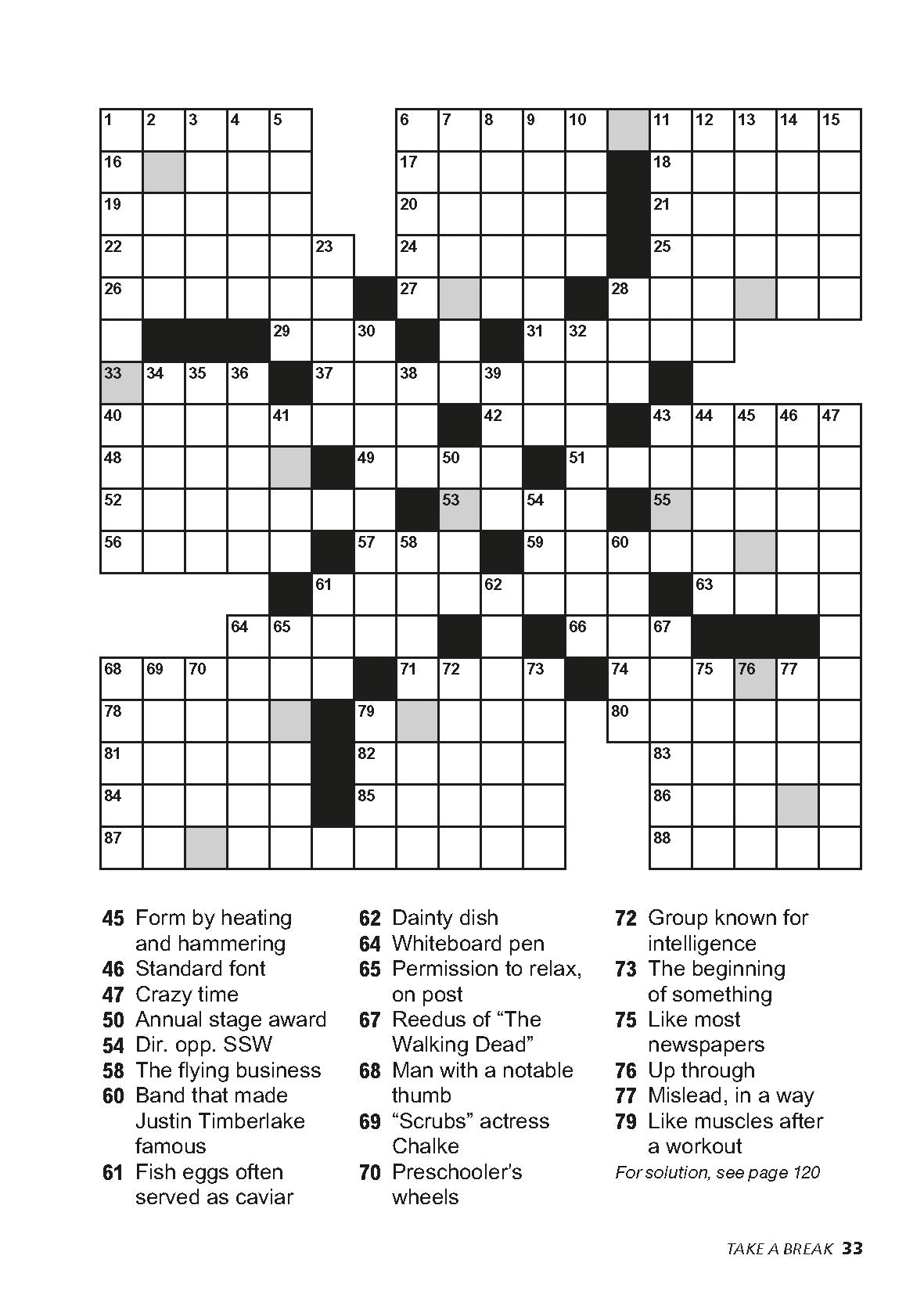 Take a Break - Easy Breezy Crossword 25.07.25: Over 100 Easy Puzzles, Crosswords For All Ages, Simple To Solve &  At Your Own Pace, Relax & Unwind, Great For On-The-Go & More!