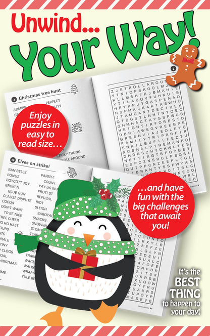 World's Best Puzzle - Word Search 25.10.10: Large Print, 71 Holiday-Themed Puzzles, Relax & Unwind, Easy, Seasonal Fun, Great For Travel, Sharpen Your Brain & More!