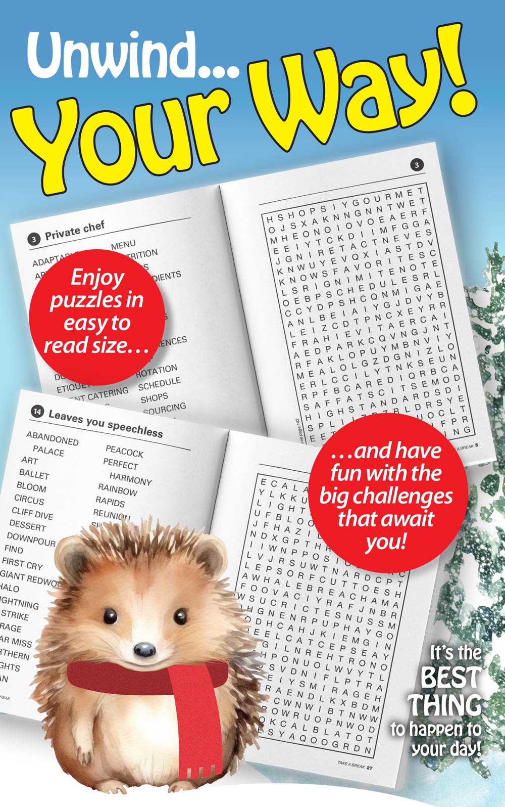 World's Best Puzzle - Word Search 25.10.24: Large Print, 71 Puzzles, Relax & Unwind, Great For Travel, Brain Booster & More!