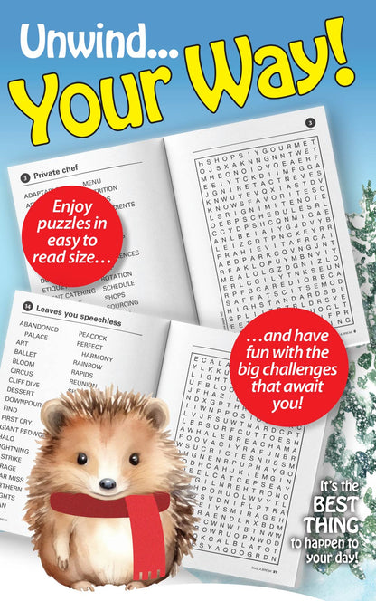 World's Best Puzzle - Word Search 25.10.24: Large Print, 71 Puzzles, Relax & Unwind, Great For Travel, Brain Booster & More!