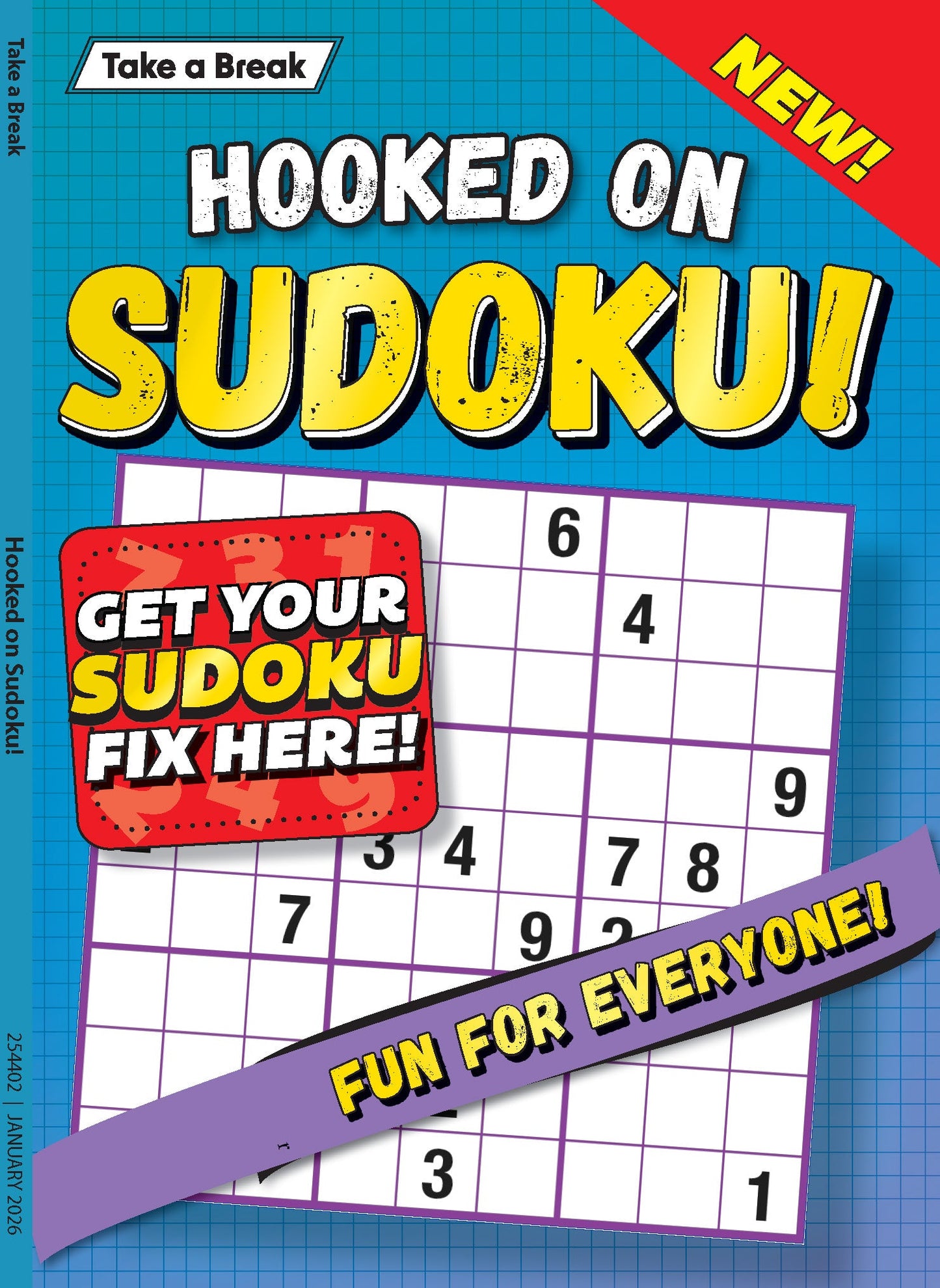 Take a Break - Hooked on Sudoku 25.10.24: Large Print, Get Your Sudoku Fix Here, Fun For Everyone, Relax & Unwind, Great For Travel, Brain Booster & More!