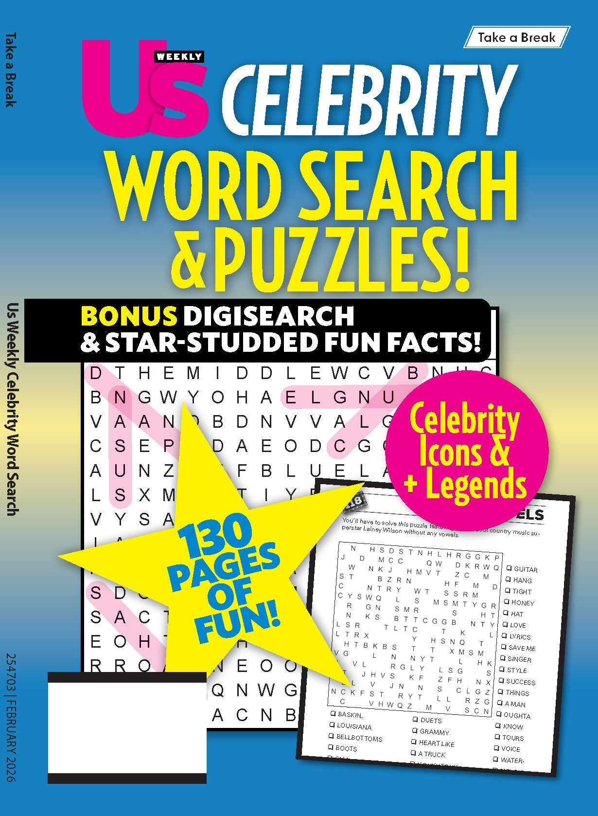 Take a Break - That’s Entertainment 25.11.14:  130 Pages Of Fun, Bonus DigiSearch, Star Studded Fun Facts About Your Favorite Celebrities, Icons, Legends & More!