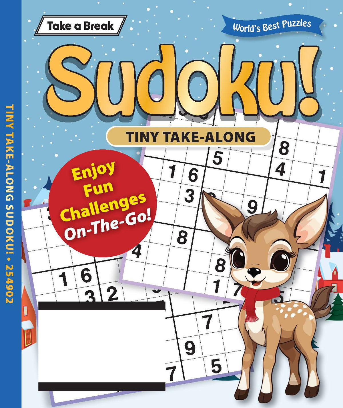 Take a Break - Tiny Take Along 25.11.28: Sudoku Mini Edition, 71 Puzzles, Relax & Unwind, Enjoy Fun Challenges On The Go, Sharpen Your Brain, Perfect For Travel & More!