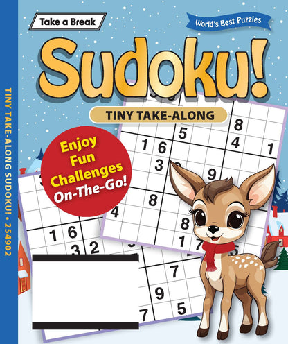 Take a Break - Tiny Take Along 25.11.28: Sudoku Mini Edition, 71 Puzzles, Relax & Unwind, Enjoy Fun Challenges On The Go, Sharpen Your Brain, Perfect For Travel & More!
