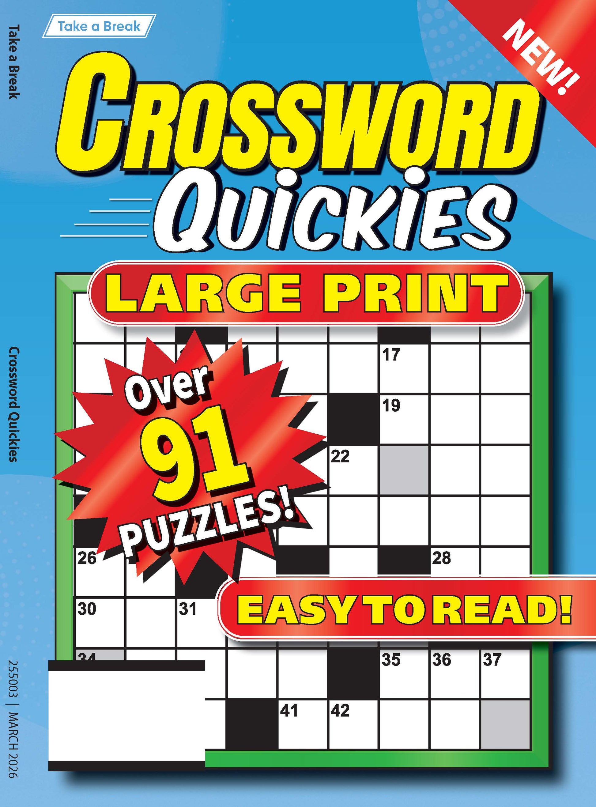 Take a Break - Crossword Quickies 25.12.05: Over 91 Large Print Puzzles, Relax & Unwind, Easy To Read & Solve, The Perfect Brain Booster & More!