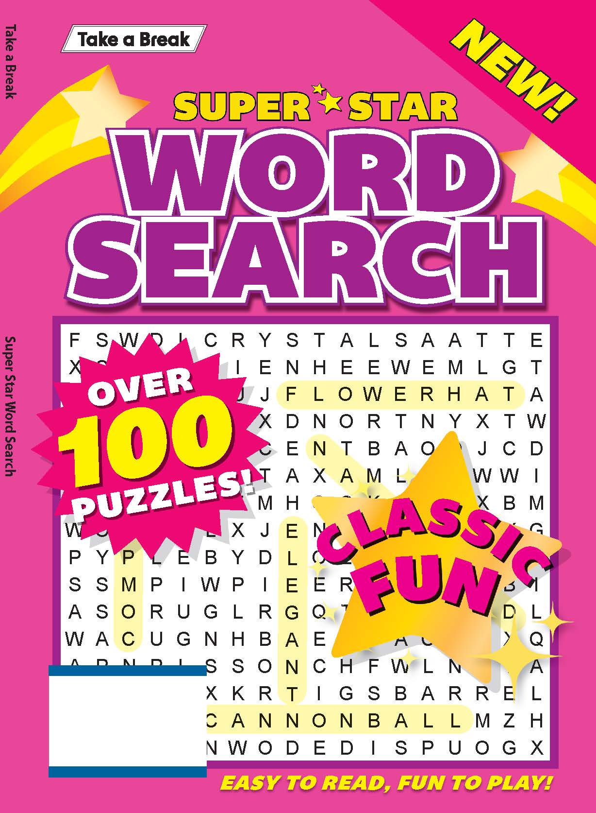 Take a Break - Superstar Word Search 26.01.16: Over 100 Puzzles, Classic Fun, Easy To Read, Fun To Play, Relax & Unwind, Great For Travel, Solve, Relax, Unplug & More!