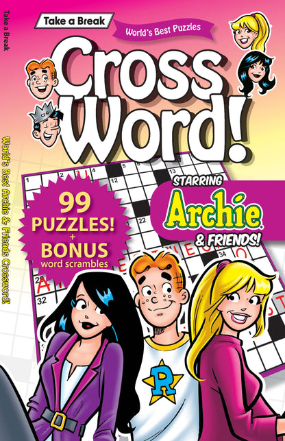 World's Best Puzzle - Crossword 26.02.13: Over 99 Puzzles & Bonus Mystery Word Scrambles Featuring Archie & Friends, Relax & Unwind, Great For Travel, Brain Booster & More!