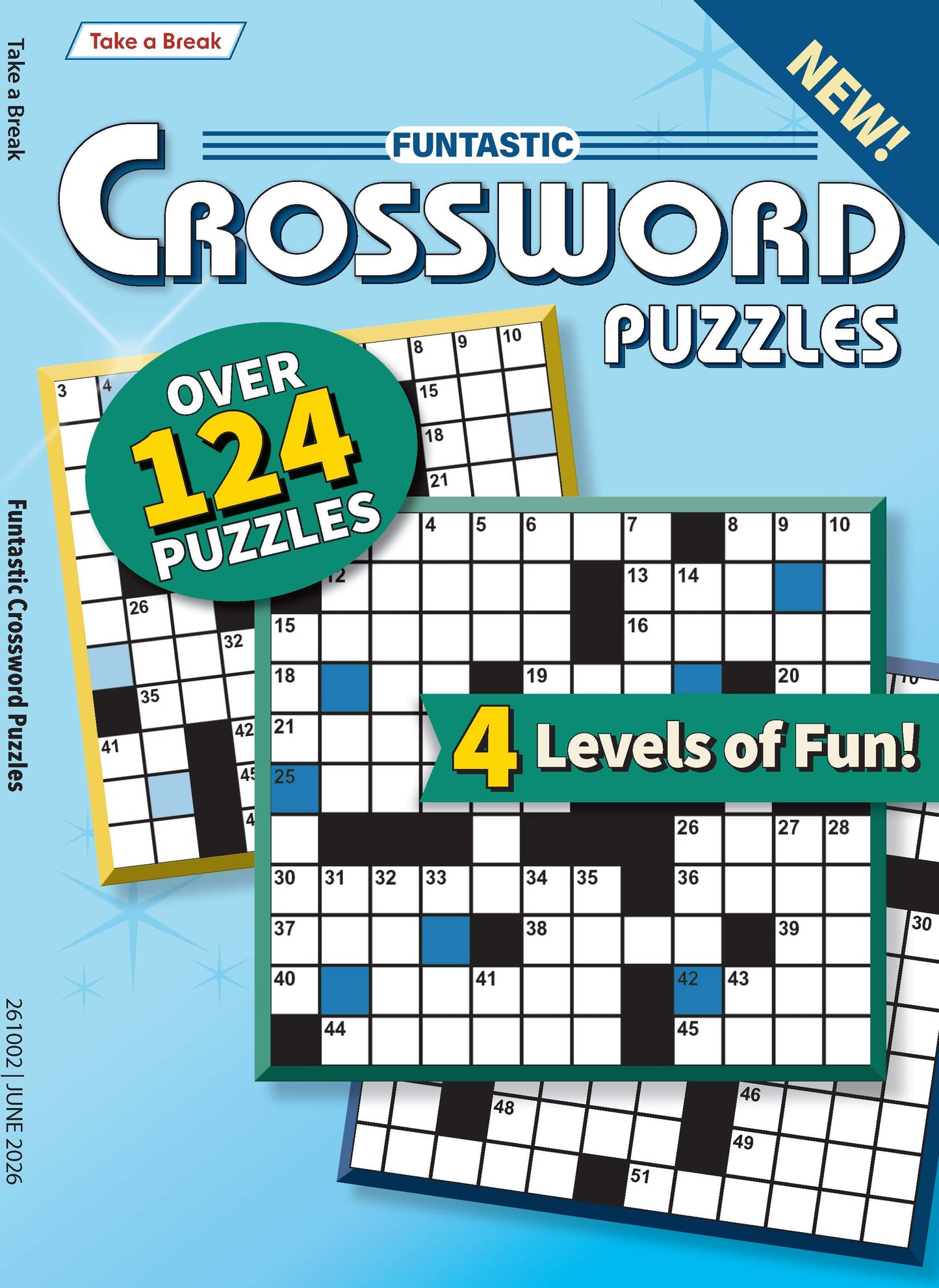 Take a Break - Funtastic Crossword 26.04.10: Over 124 Puzzles, 4 Levels Of Fun, Relax & Unwind, Great For Travel, Sharpen Your Brain & More!
