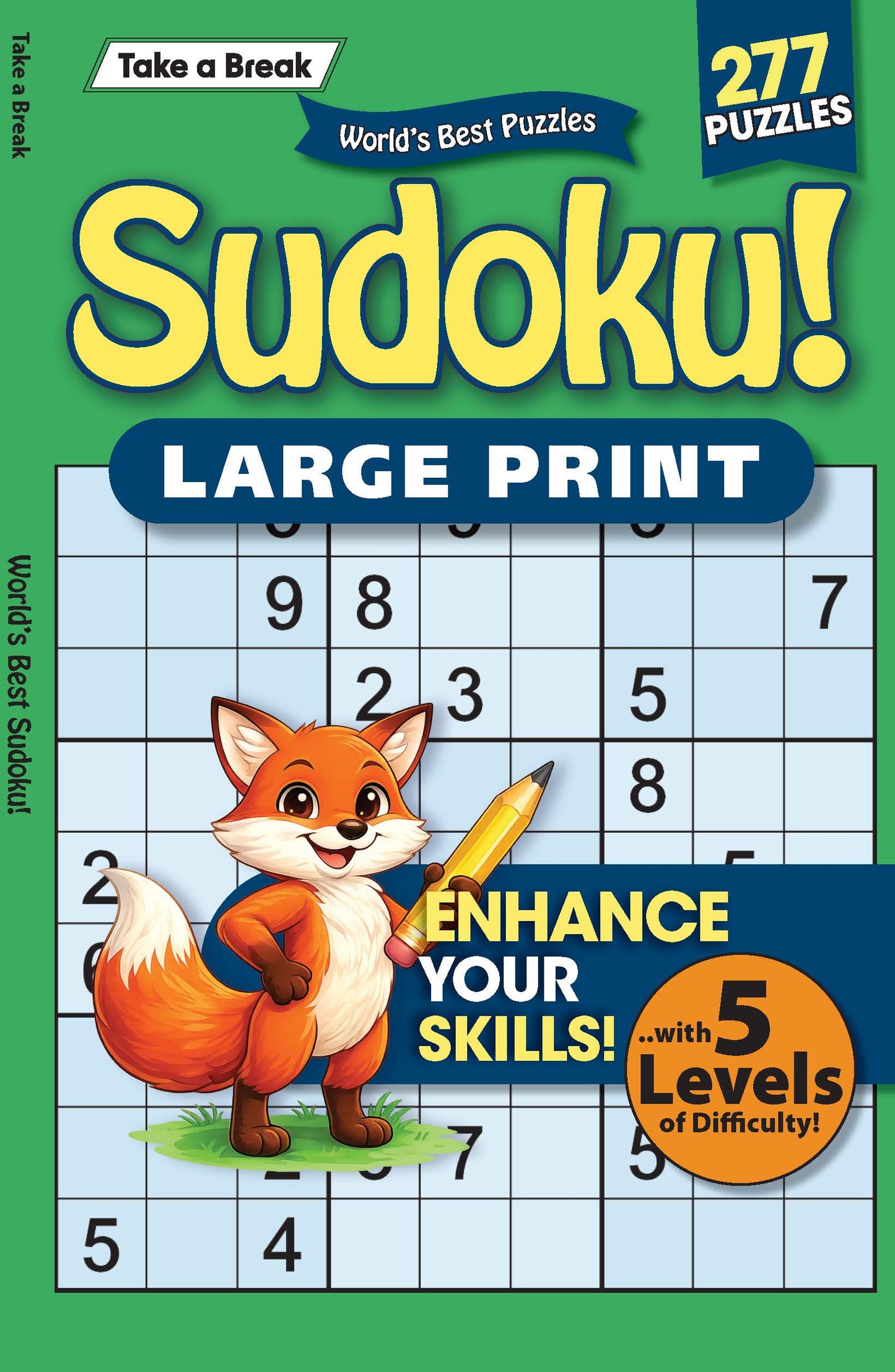 World's Best Puzzle - Sudoku 26.03.06: Large Print, 277 Puzzles, Enhance Your Skills, 5 Levels Of Difficulty, Relax & Unwind, Perfect for Travel, Brain Booster & More!