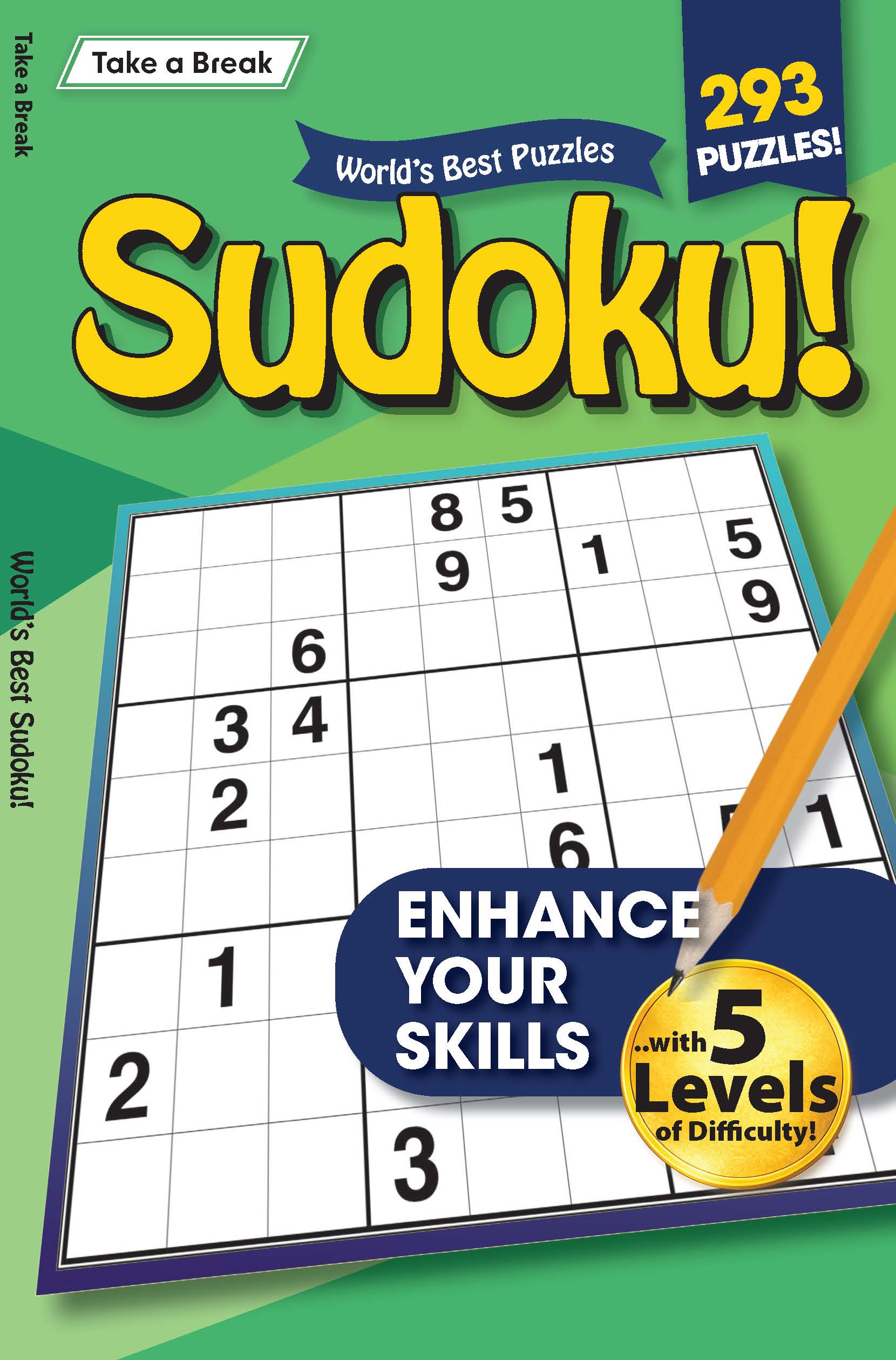 World's Best Puzzle - Sudoku 26.03.20: 293 Puzzles With 5 Levels Of Difficulty, Enhance Your Skills, Relax & Unwind, Great For Travel & More!