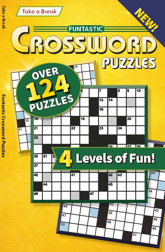 Take a Break - Funtastic Crossword 26.04.17: Over 124 Puzzles, 4 Levels Of Fun, Relax & Unwind, Great For Travel, Sharpen Your Brain, Solve
