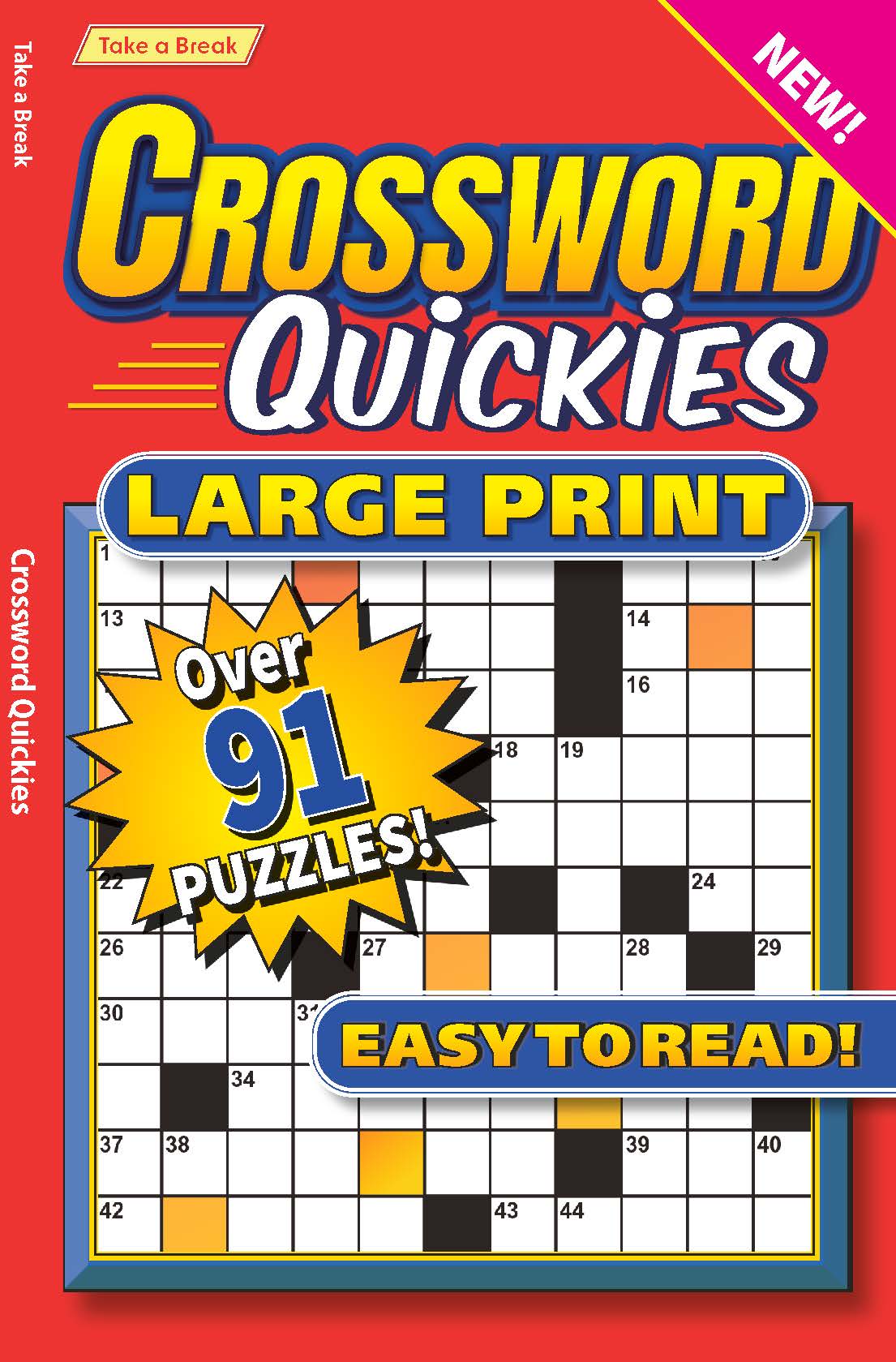 Take a Break - Crossword Quickies 26.04.24: Large Print, Over 91 Puzzles, Easy To Read, Relax & Unwind, Perfect For Travel, Sharpen Your Brain & More!