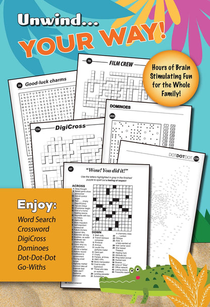 Puzzle Harmony - Variety Puzzles Summer 2026 Special: 520+ Puzzles, Summer Themed Full-Sized Book, Perfect For All Ages, Crossword, Sudoku, Dominoes, Word Search, Relax, Unwind, De-Stress & Solve!