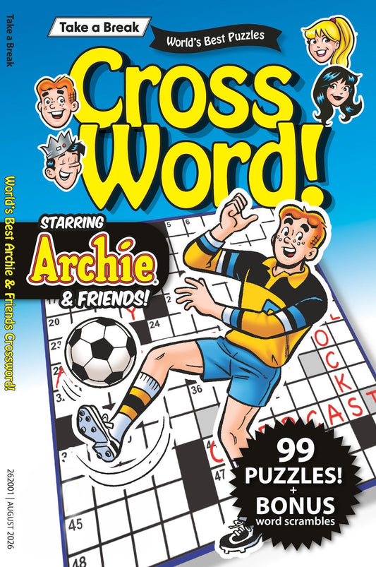 World's Best Puzzle - Crossword 26.05.08: Over 99 Puzzles & Bonus Mystery Word Scrambles Featuring Archie & Friends, Relax & Unwind, Great For