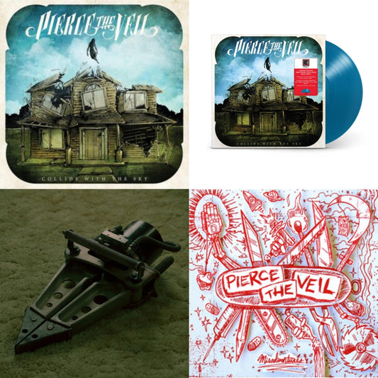 Pierce The Veil - Misadventures & Collide With The Sky & Jaws Of Life & Collide With The Sky (Aqua Color LP Vinyl)