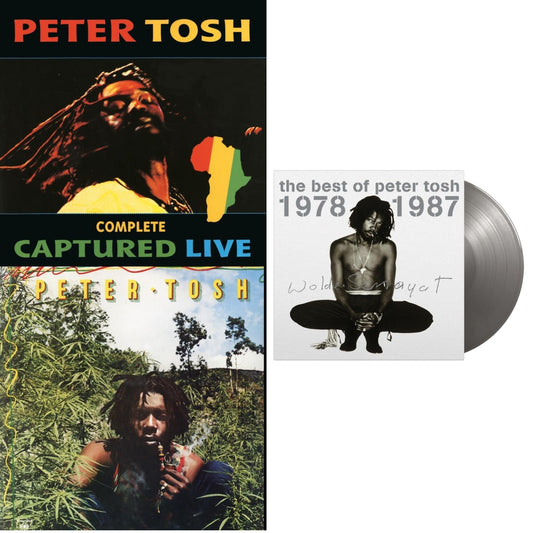 Peter Tosh - Complete Captured Live (Blue, Yellow, Red, Orange Marbled LP Vinyl) & Best Of 1978-1987 (2LP/Silver Vinyl/180G) & Legalize It