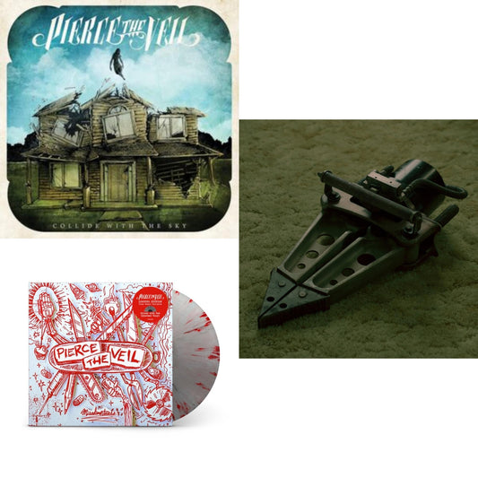 Pierce The Veil - Collide With The Sky & Jaws Of Life & Misadventures (Silver With Red Splatter LP Vinyl)